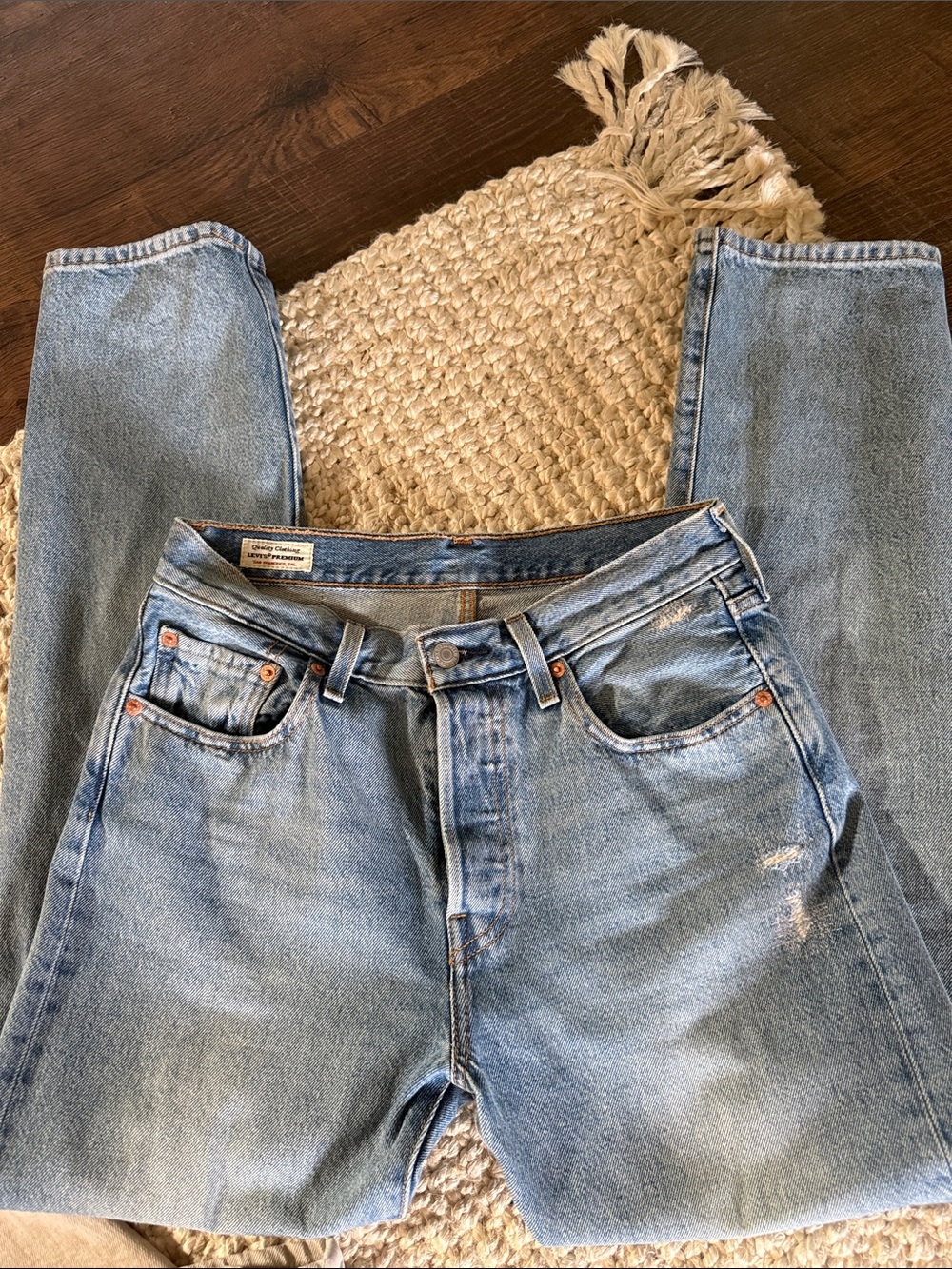 Levi’s 501 original rigid organic Cotton sz27